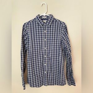Men’s Long Sleeve Slim Shirt - Blues